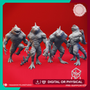 Troglodyte Mob - Tabletop Miniature (Pre-Supported)