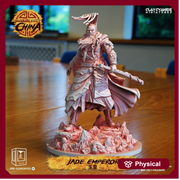 Human Kensai Monk or Fighter Samurai | 28mm,32mm scale or 50mm tall | Resin Miniature | Dungeons and Dragons | Clay Cyanide - Only-Games