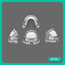 Space Knights V2 Metal Storm Shoulder Pads Type C