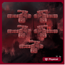 Crimson Wings Machine Cannons Set x5
