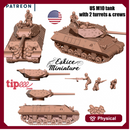 Tank US M10 Wolverine - 28mm