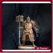 Human Cleric, Paladin Fighter Maul and Platemail | Unpainted Miniature | 5 Sizes /Scales |DnD - Only-Games