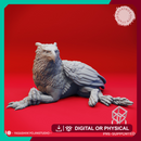 Laying Griffin - Tabletop Miniature (Pre-Supported)