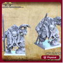 Ogre Hunter with animal companions