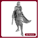 Female Ranger Bow Pistol Hood Down (32mm scale)