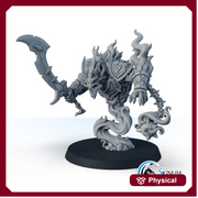 Firestorm Elemental with sword - Only-Games