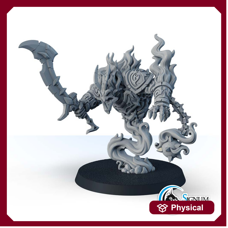 Firestorm Elemental with sword - Only-Games