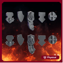 Pactum Aeternum Crusader Shoulder Shields Set x10