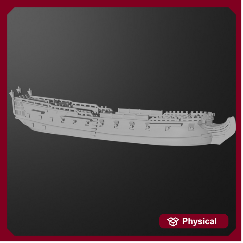1/700 & 1/1200 Sir Edward Hughes/Tortoise East Indiaman & Storeship (20 guns), AOA-GB-10