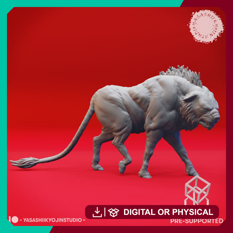 Leucrotta - Tabletop Miniature (Pre-Supported)