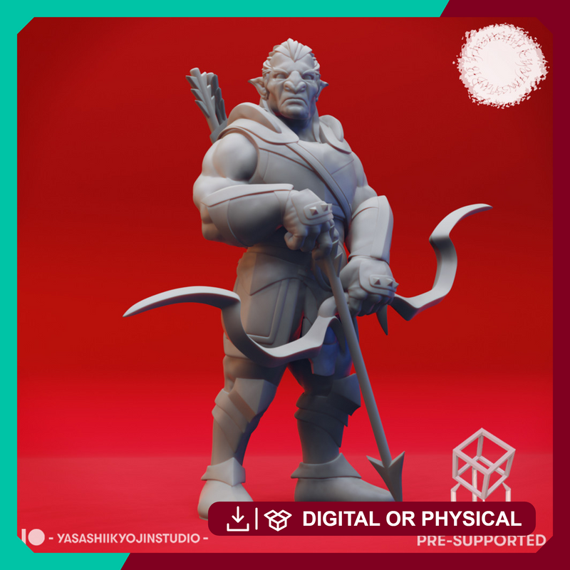 Hobgoblin Archer - Book of Beasts - Tabletop Miniatures (Pre-Supported)