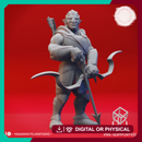 Hobgoblin Archer - Book of Beasts - Tabletop Miniatures (Pre-Supported)