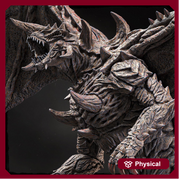 Winged Behemoth, Tarrasque (4 sizes) D&D Miniature | 125mm Height | Resin Statue | Figurine - Only-Games