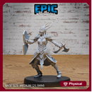 Dark Elf Army Axe & Shield