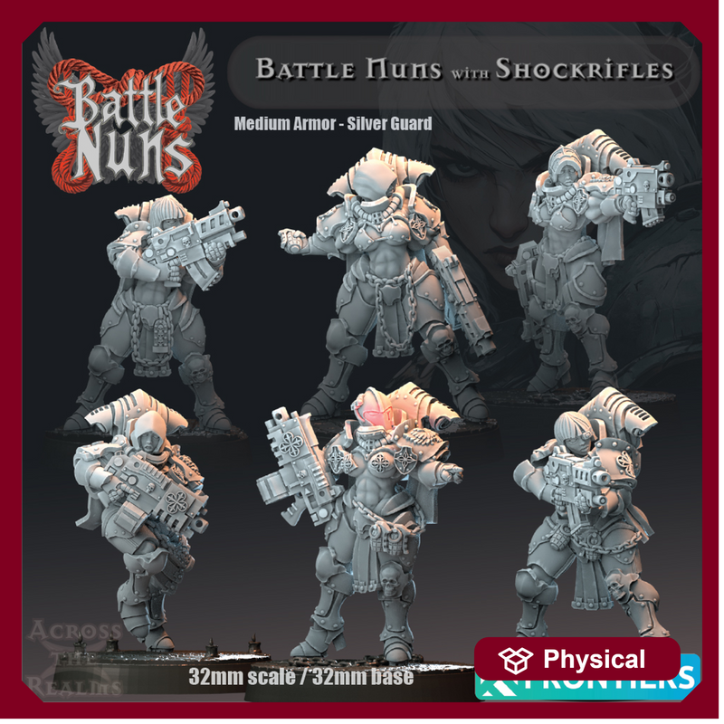 Battle Nuns with Shockrifles- Medium Armor