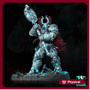 Sci-Fi Miniature Space Knight, Hellas Eternal | 28mm,32mm, 54mm, 75mm,100mm Scales | Resin Mini | Archvillain Games - Only-Games
