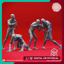 Ghoul Mob - Tabletop Miniatures (Pre-Supported)