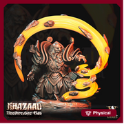 Dwarf Wizard Miniature | Mountain Dwarf Spell | Dungeons and Dragons | 28mm, 32mm,54mm, 75mm,  Scales| Pathfinder | Unpainted - Only-Games