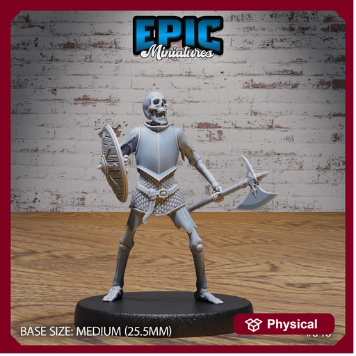 Skeleton Army Axe & Shield - Only-Games