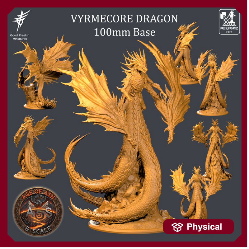 VYRMECORE DRAGON - 100mm Base - Only-Games