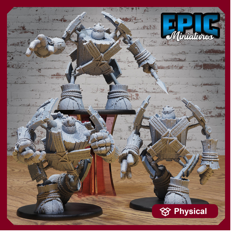 Wooden Construct Golem Set - Only-Games