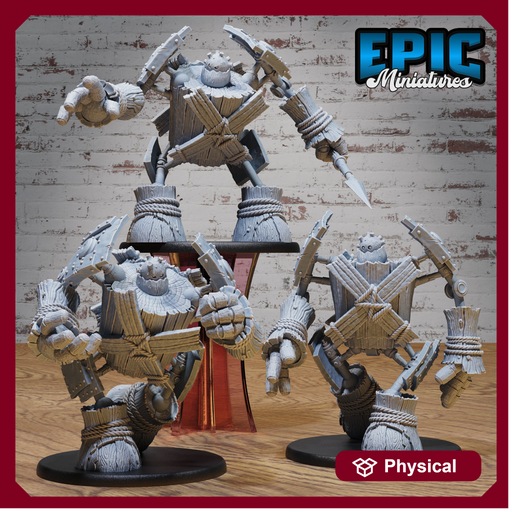 Wooden Construct Golem Set - Only-Games