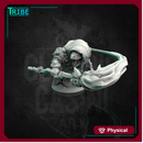 (0120) Troglodyte sorceror shaman with club and spell
