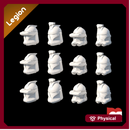 (Legion) 12x Clone Trooper Geared Helmets