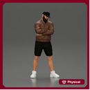 Confident man posing with folded arms, exuding a casual vibe