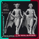 Incubi & human 'silk' - lesser demon - PRESUPPORTED - Hell Hath No Fury - 32mm scale