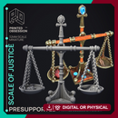 Scales of Judgement - Enviromental Models - Court of Anubis -  PRESUPPORTED - Illustrated and Stats - 32mm scale
