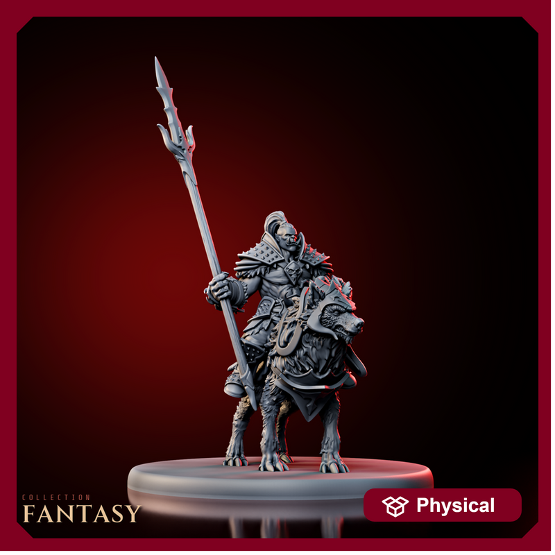Wolf Rider Spearman Orc - Only-Games