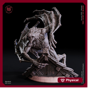 Werebat Vampiric monstrosity Giant Dire Bat | 28mm,32mm, 54mm, 75mm scale | DnD 5e Miniature | Dungeons and Dragons | Flesh of Gods| - Only-Games