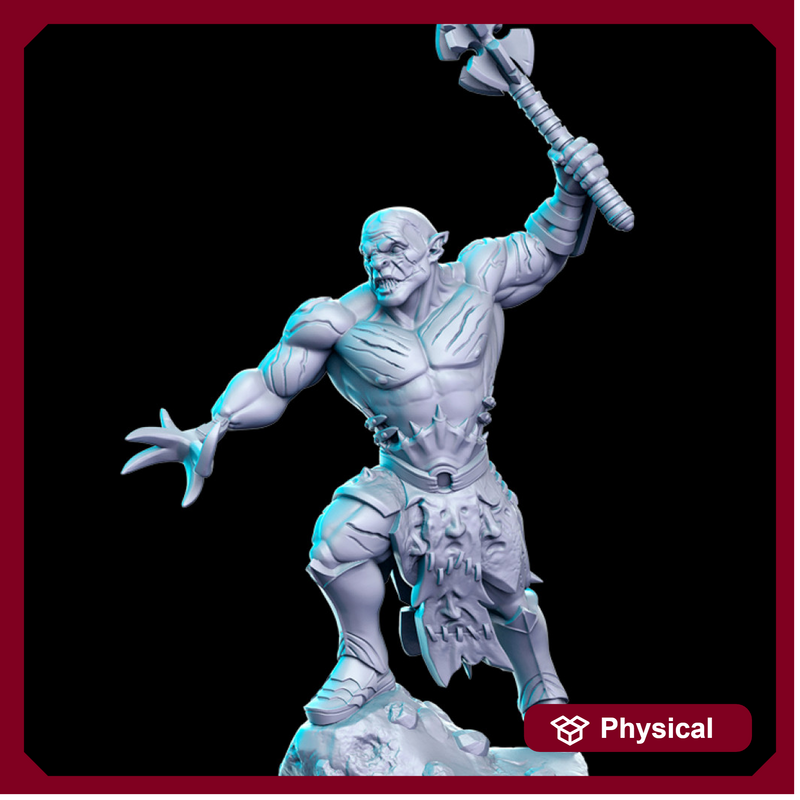 Azzarok (Ork Chieftain) - 32mm - DnD