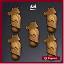 Dragon Knight Type 2 - Miniature Heads