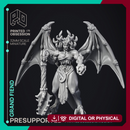 Grand Fiend - Large Demon - PRESUPPORTED - Hell Hath No Fury - 32mm Scale