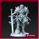 Angeline - Female Paladin - 32mm - DnD -