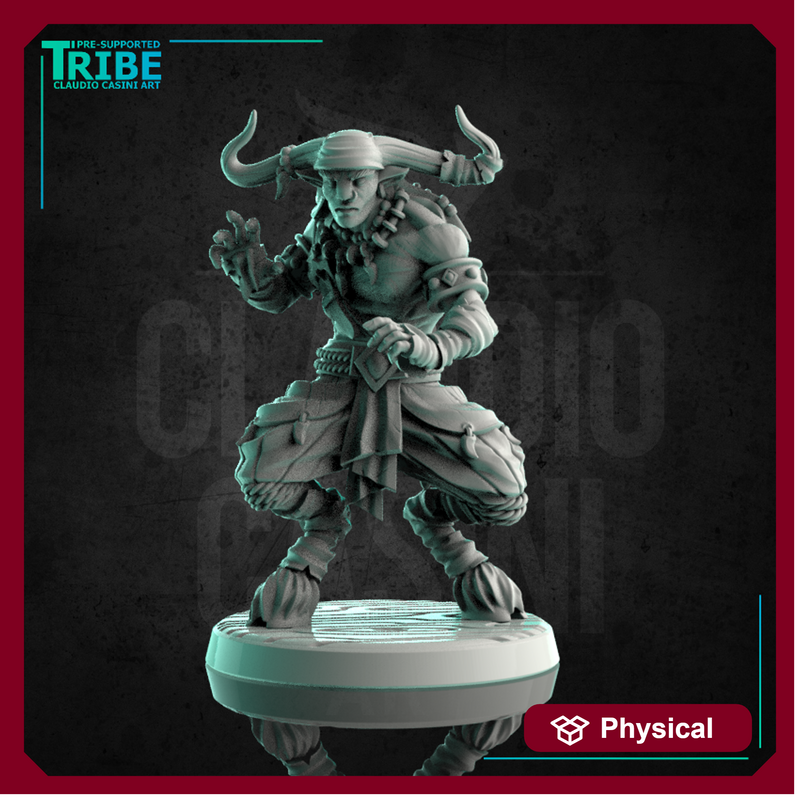 (0218) Male faun satyr monk pirate