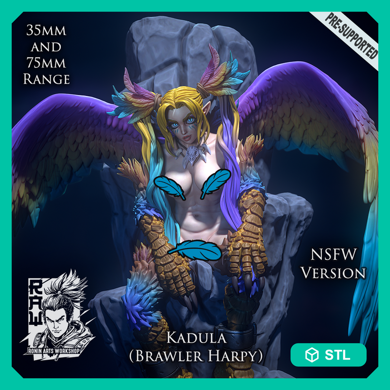 Kadula - Brawler Harpy (NSFW) True Form - Only-Games