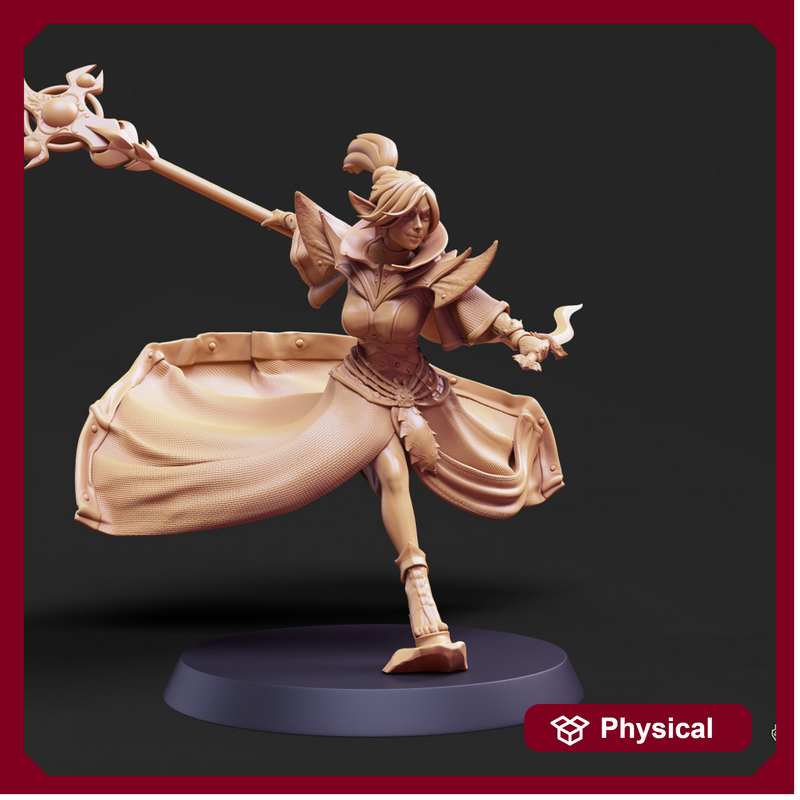 Drow Cleric Pose 2