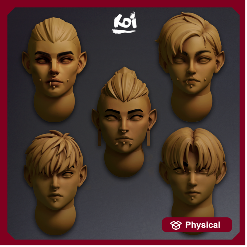 Velvet Blades - Miniature heads