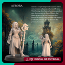 Elf Sorcerer Aurora - Elf Sorcerer Mage Sorcerer  - 32mm - Heroic scale