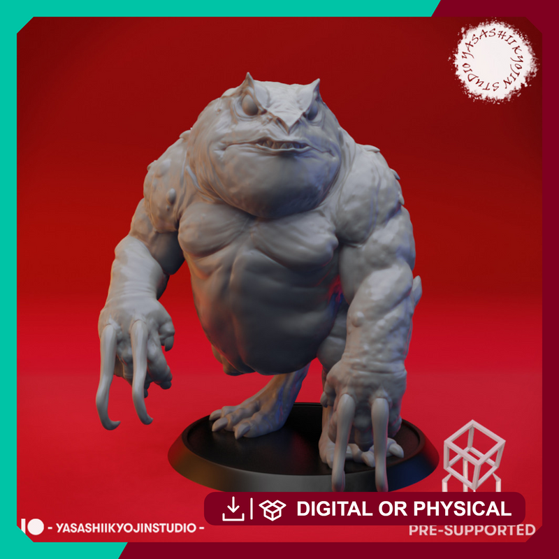 Slaad (Blue)  - Tabletop Miniature (Pre-Supported) - Only-Games