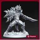 Azzidesh - Dragon Hunter - 32mm - DnD