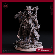 Dwarf Fighter Inquisitor Eldritch Knight Witch Hunter| Monster Slayer Ranger, Hexblade | 28mm, 32mm,75mm Scales | 100mmTall | Flesh of Gods - Only-Games