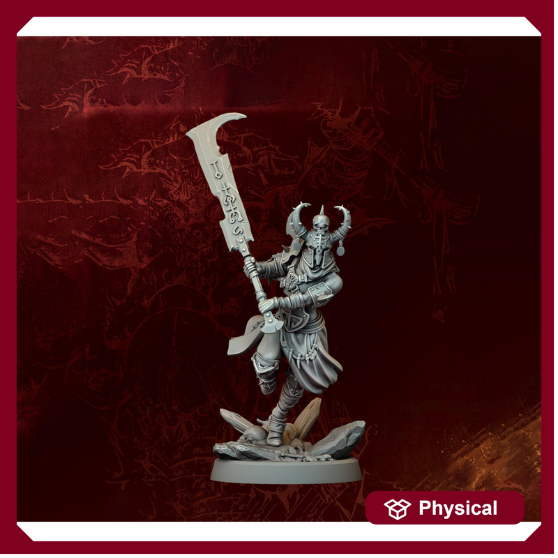 Female Fighter, Ranger, Paladin, Sword D&D 5e Mini | 5 Sizes /Scales - Only-Games