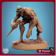 Ghoul Ghasts Undead Monster | Unpainted miniature DnD | 28mm, 32mm, 54mm, 75mm,100mm | Pathfinder | Rescale Miniatures - Only-Games