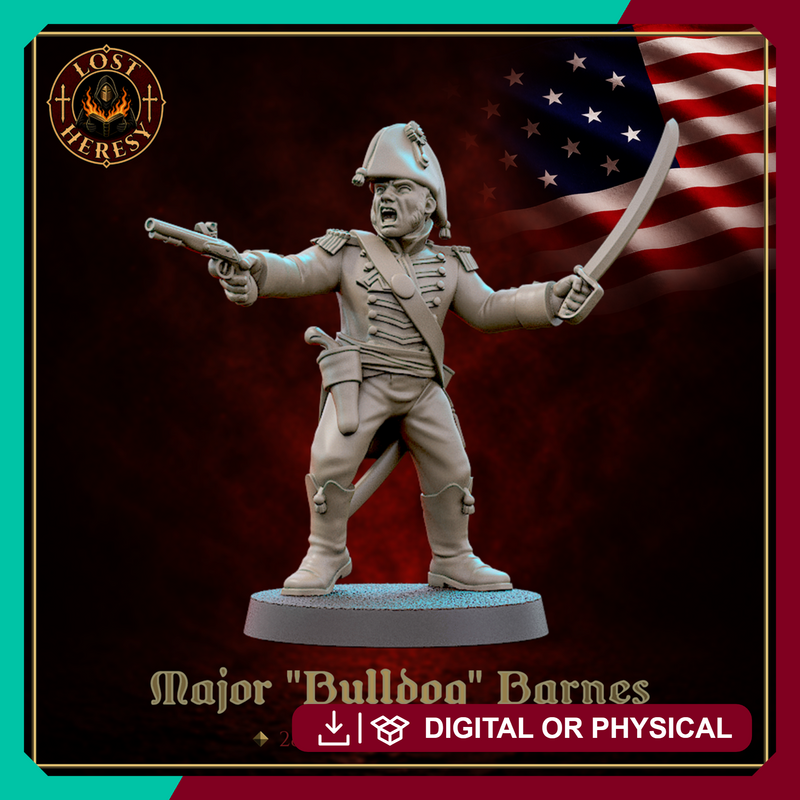 Gothic Napoleonic US Marine Officer - Only-Games