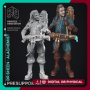 Alchemist - Dr Sheen - Ghast busters -  PRESUPPORTED - Illustrated and Stats - 32mm scale