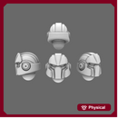 Space Knights V10 Helmet Type 251104 X 10